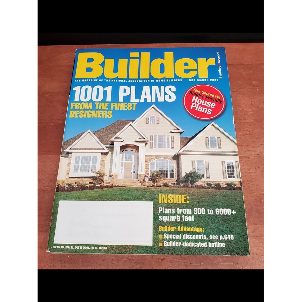 Builder Magazine 1001 Plans Mid-March 2006